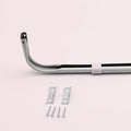 Yafa Home Fashion Heavy Duty Single Standard Adjustable Curtain Rod Hardware by YafaHomeFashion