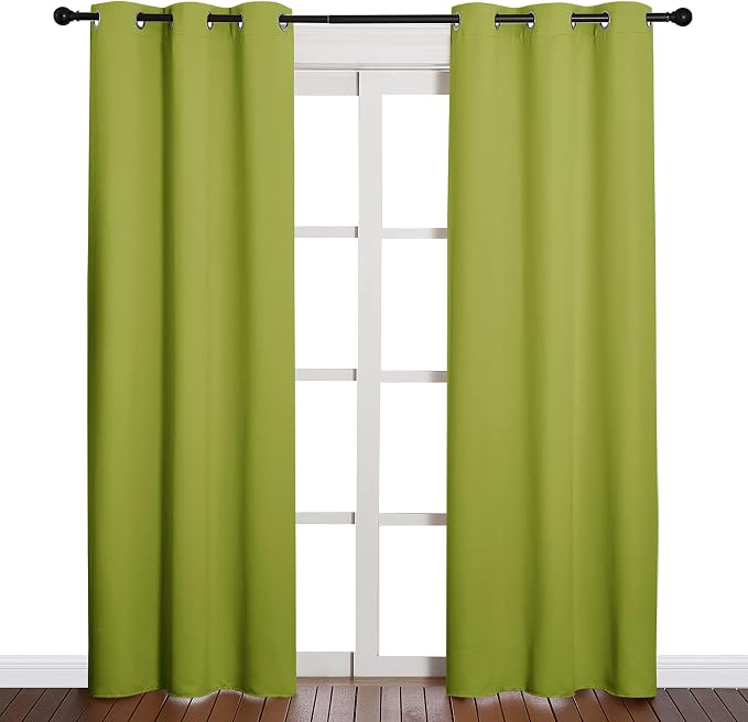 NICETOWN Window Treatment Thermal Insulated Solid Grommet Blackout by NICETOWN