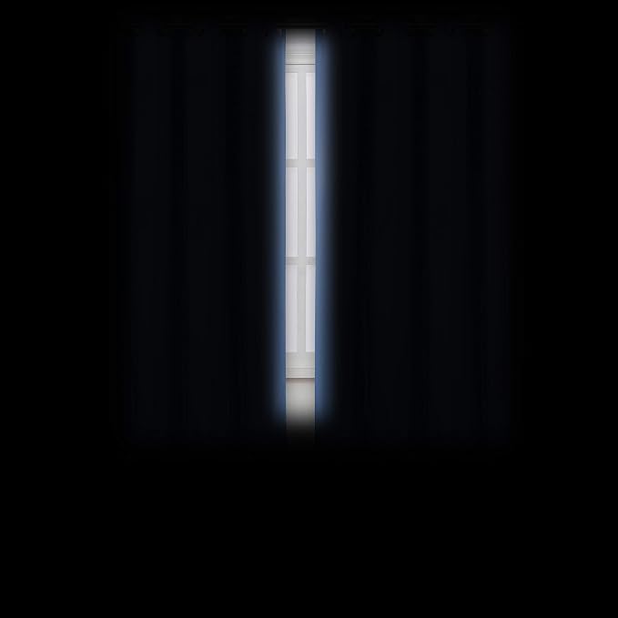 LEMOMO Sky Blue Thermal Blackout Curtains/52 x 72 Inch/Set of 2 Panels Room - Image 3