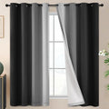 SimpleHome Ombre 100% Blackout Curtains by SimpleHome