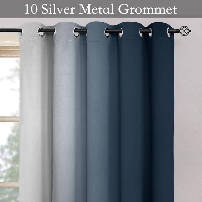 SimpleHome Ombre Room Darkening Curtains - Image 4