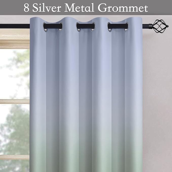 SimpleHome Ombre Room Darkening Curtains - Image 2