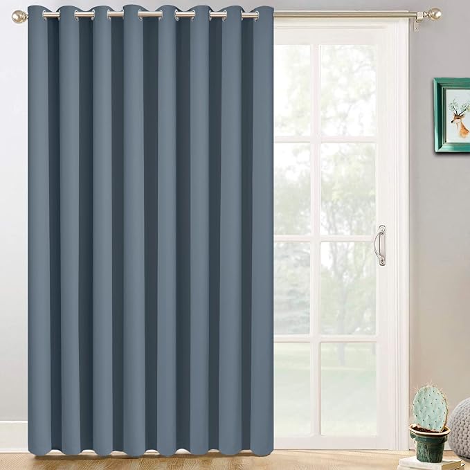 Yakamok 100% Blackout Thermal Insulated Curtains, Noise Reducing Barrier Panel by Yakamok