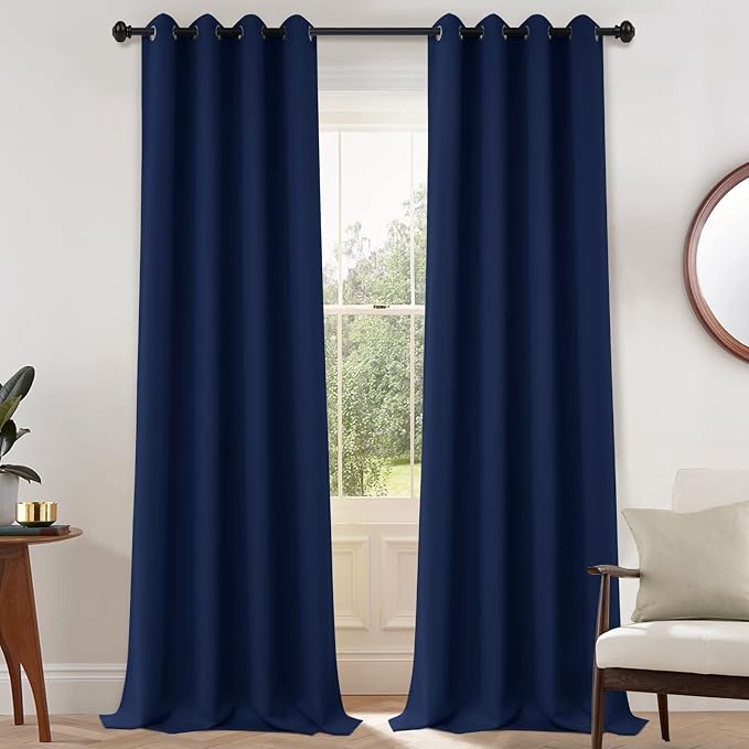 Yakamok Light Blocking Window Blackout Curtains Thermal Insulated Room by Yakamok