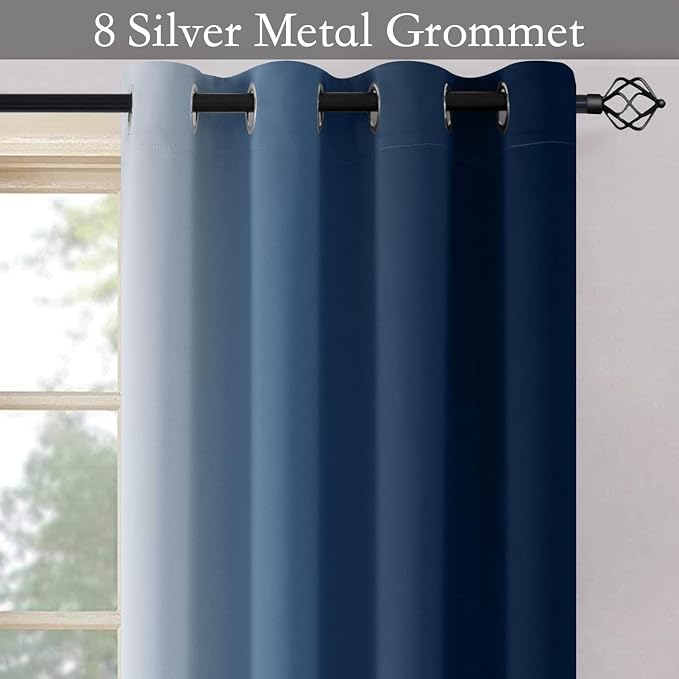 SimpleHome Ombre Room Darkening Curtains - Image 4