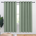 NICETOWN Greyish Green Blackout Draperies Curtains by NICETOWN