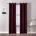 ChrisDowa Burgundyout Curtains 72 inches Long by ChrisDowa