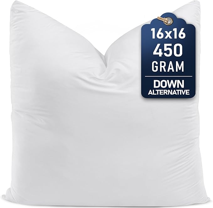 Utopia Bedding Throw Pillows – 16 x 16 Inches Down Alternative Pillows by UTOPIABEDDING