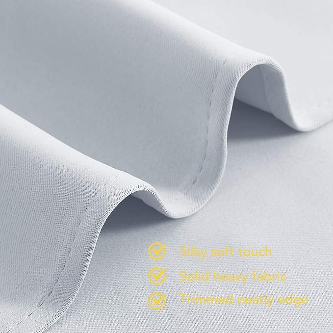NICETOWN Room Darkening Window Curtain Panels, Easy-Care Solid Thermal - Image 4