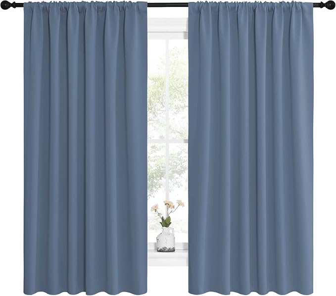 NICETOWN Blackout Curtains for Bedroom, Window Treatment Energy Saving Thermal - Image 2