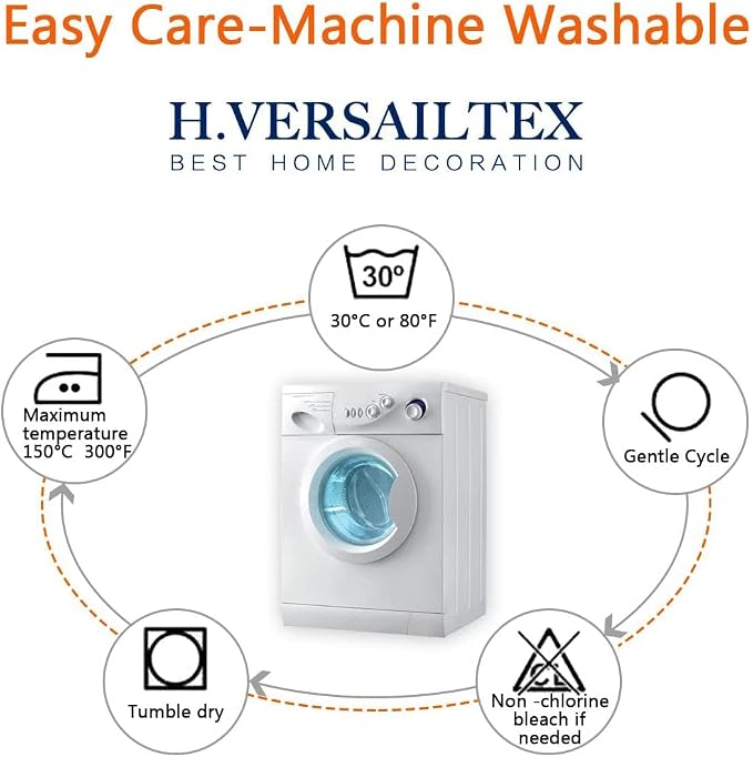 H.VERSAILTEX Blackout Curtains for Sliding Glass Door Room Divider Curtains - Image 7