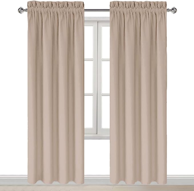 DWCN Blackout Curtains for Living Room Thermal Insulated, Energy Saving & Noise - Image 9