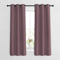 NICETOWN Dry Rose Bedroom Curtains 63 inch Length 2 Panels Set by NICETOWN
