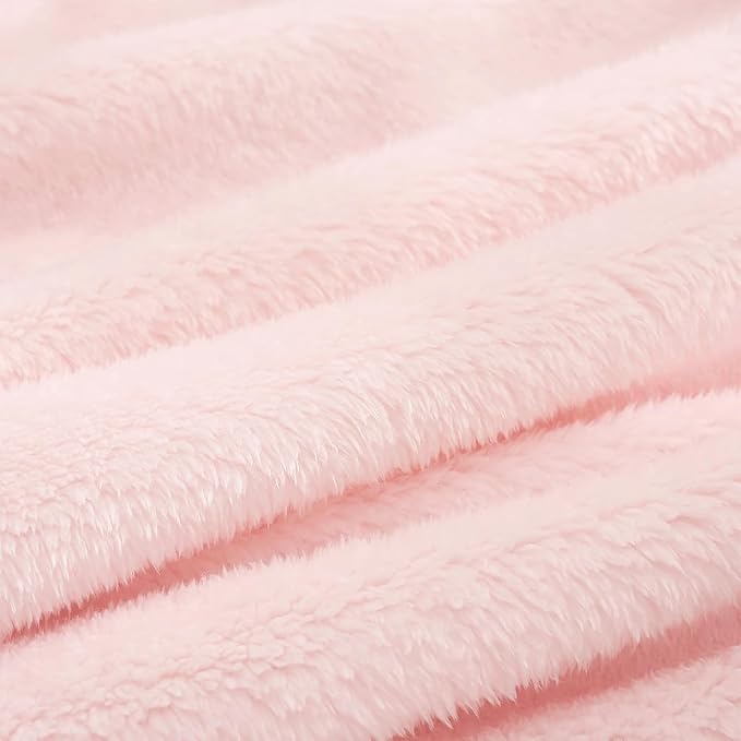Exclusivo Mezcla Plush Fuzzy Fleece Throw Blanket, Super Soft, Fluffy and Warm - Image 6