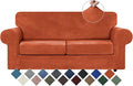 WEERRW Velvet Couch Covers for 2 Cushion Couch Sofa by WEERRW