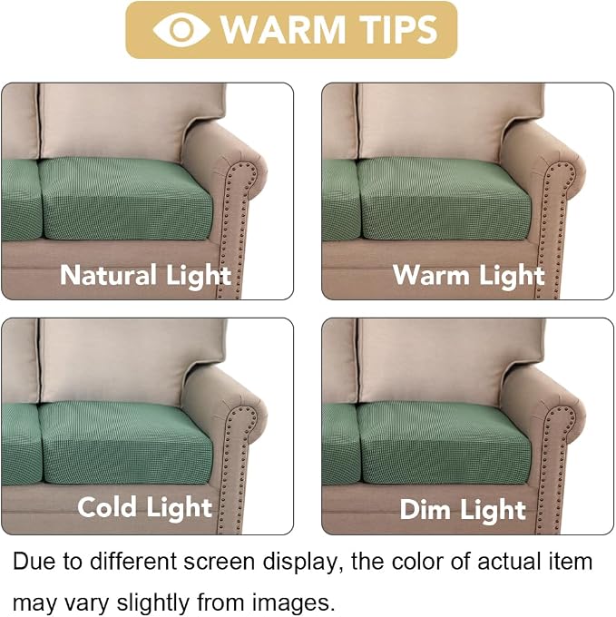 H.VERSAILTEX Super Stretch Individual Seat Cushion Covers - Image 7