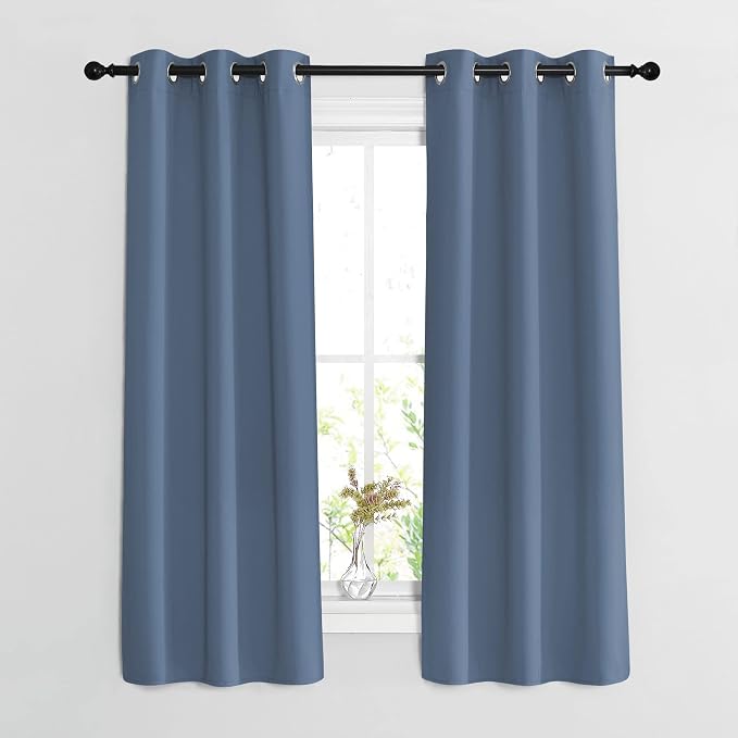 NICETOWN Bedroom Blackout Curtains and Drapes 54 inch Long by NICETOWN