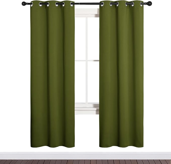 NICETOWN Bedroom Curtain Panels Blackout Draperies, Christmas Holiday Decor - Image 2
