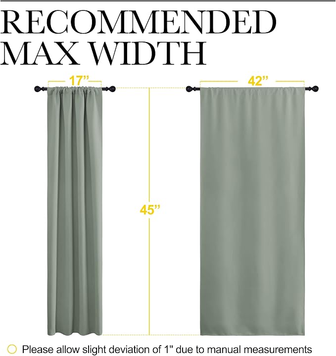 NICETOWN Window Curtains Blackout Drapes - Image 7