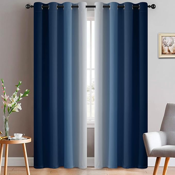 Yakamok 96 Inch Length Light Blocking Thermal Insulated Grommet Window Drapes by Yakamok