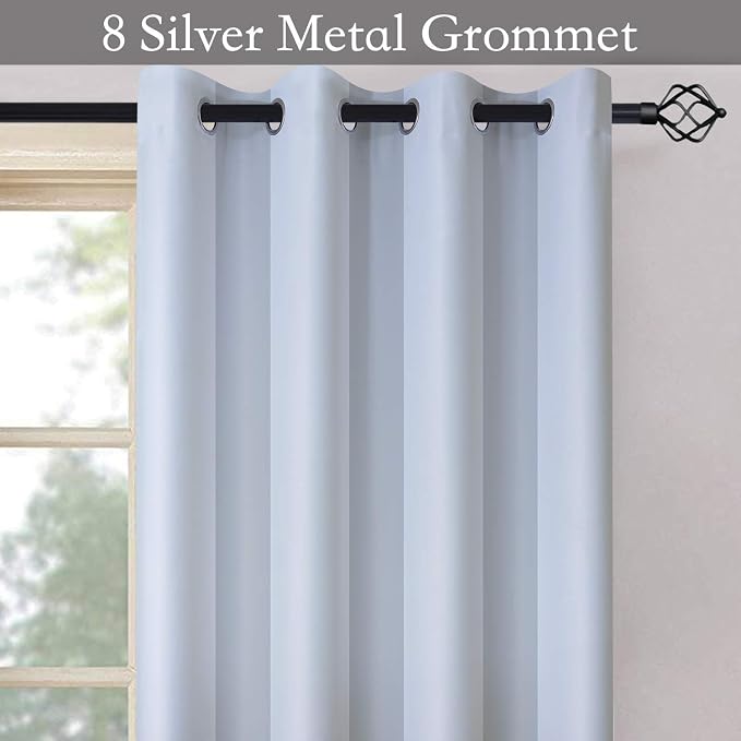 SimpleHome Ombre Curtains 52 x 63 Inch - Image 2