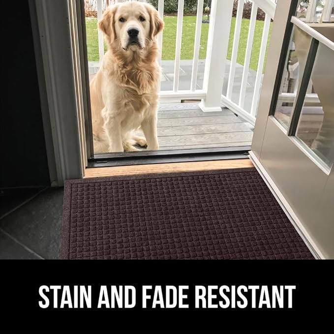 GORILLA GRIP® Ultra Absorbent Front Door Mat Outside Entrance 72x24, Traps Dirt - Image 9