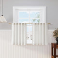 Nanspring Cafe Linen Curtains 30 Inch Length by Nanspring
