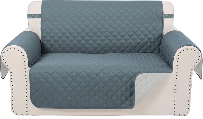 Reversible Loveseat Sofa Covers Couch Cover Furniture Protector by LuxshareHome