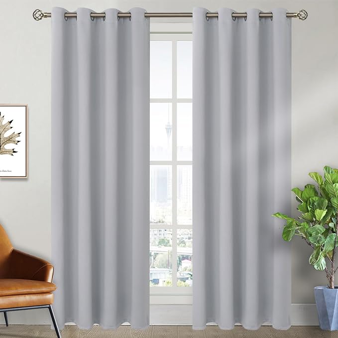 BGment Room Darkening Curtains 84 Inches Long by BGment