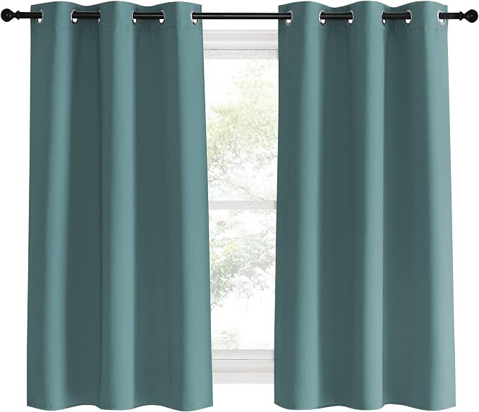 NICETOWN Modern Blackout Curtains Noise Reducing, 2 Panels, W42 x L60 -Inch - Image 2