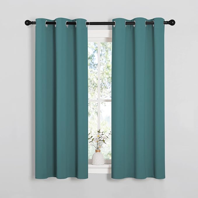 NICETOWN Window Curtain Panels, Thermal Insulated Solid Grommet Blackout by NICETOWN