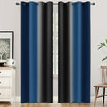 SimpleHome Ombre Room Darkening Curtains 84 inches Length by SimpleHome