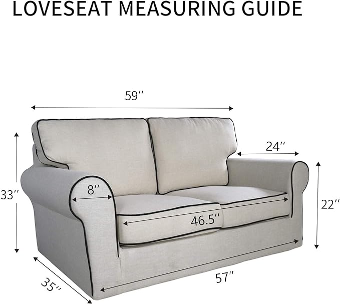 PureFit Super Stretch Sofa Slipcover – Spandex Non Slip Soft Couch Sofa Cover - Image 6