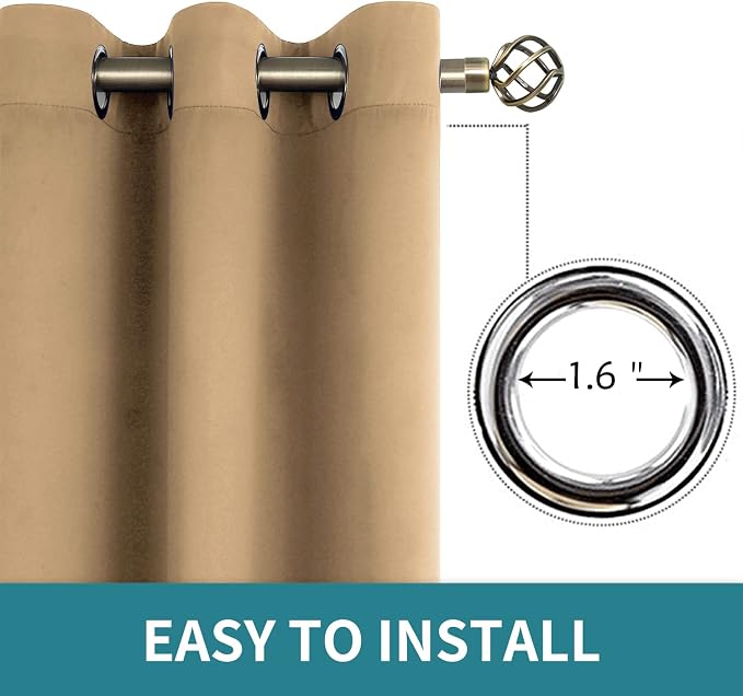 BGment Blackout Curtains for Living Room - Image 5