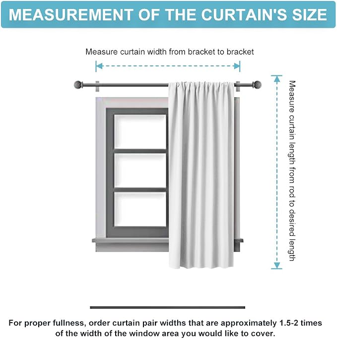 RYB HOME 54 inch Blackout Curtains - Image 8