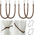 BEL AVENIR Curtain Rope Tiebacks, Drapery Rope Holdbacks by BELAVENIR