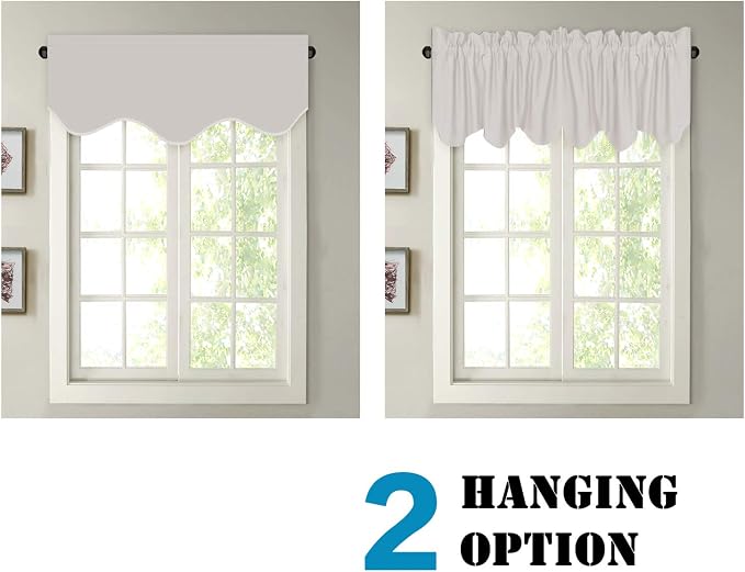 H.VERSAILTEX 2 Panels Blackout Curtain Valances - Image 5