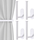 4pcs Curtain Holdbacks, Screw-in Curtain Tiebacks Curtain Tie Backs Curtain by Hoousuper