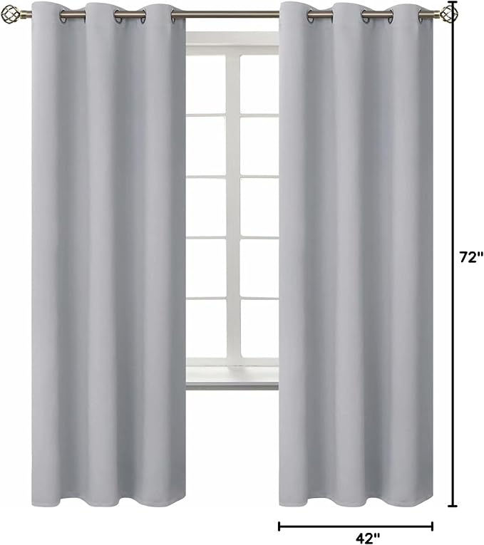 BGment Room Darkening Curtains 72 Inches Long - Image 9