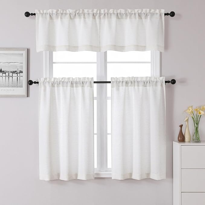 Chyhomenyc Natural Short Curtain Valance - Image 2
