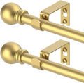 GXOACKJ 2 Pack Gold Curtain Rods by GXOACKJ