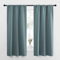 NICETOWN Greyish Blue Blackout Curtains Panels by NICETOWN