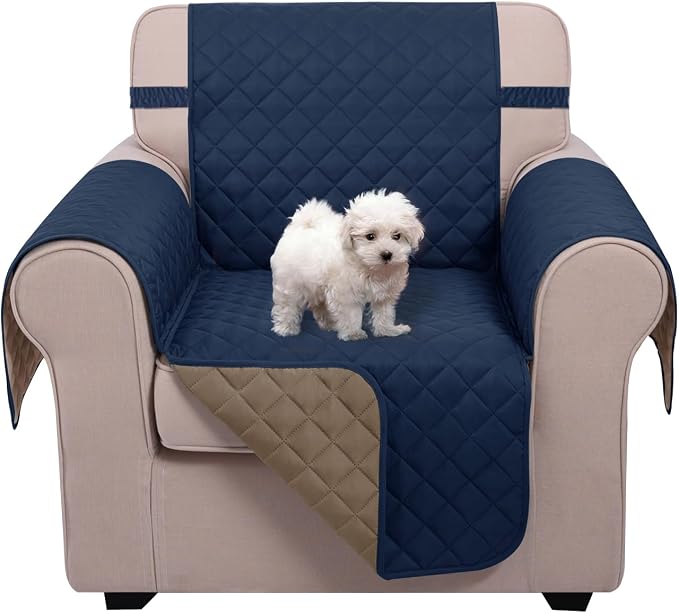 U-NICE HOME Reversible Oversized Chair Covers Quilted Water Repellent Pet by U-NICEHOME