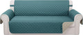 Reversible 4 Seater Sofa Cover 91 Inch Large Couch Cover Furniture Protector by LuxshareHome