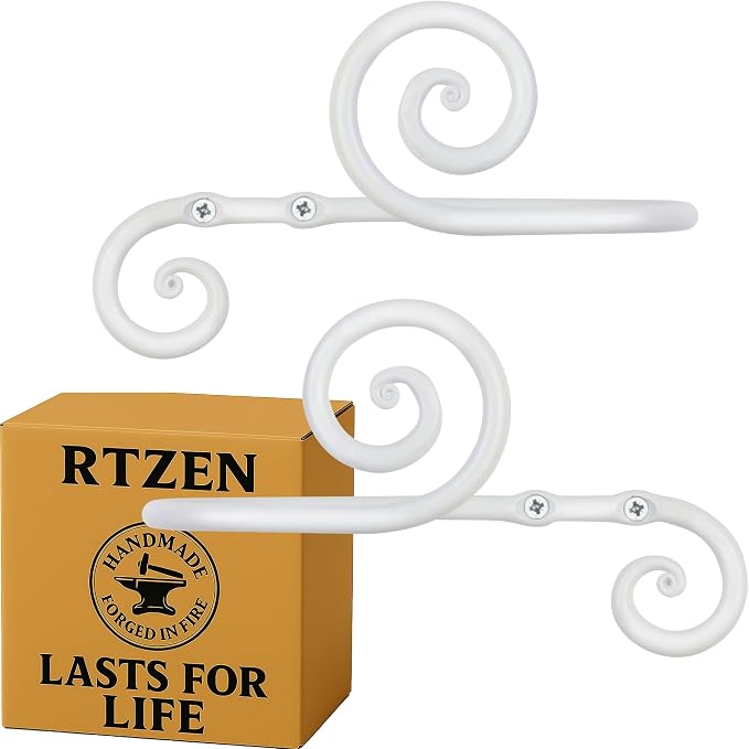 RTZEN Decorative Metal Curtain Tiebacks by RTZEN