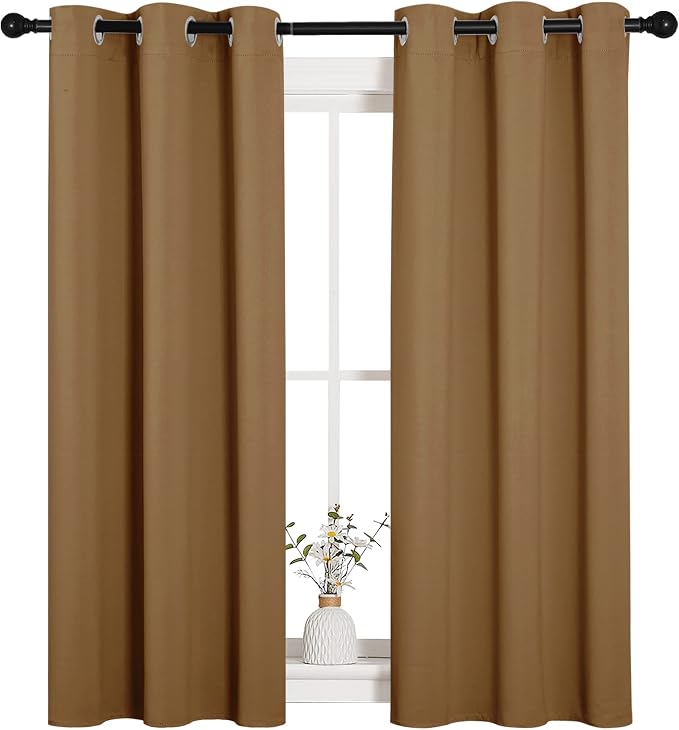 NICETOWN Sleek Blackout Curtains 54 inches Length - Image 2