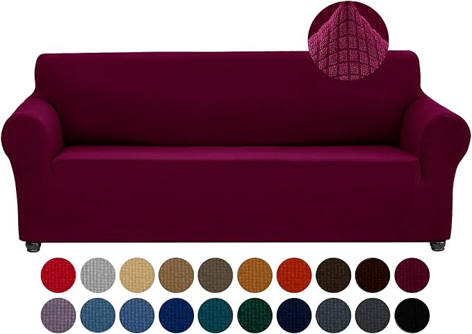 Joccun Christmas Stretch Couch Cover Slipcovers, 1-Piece Sofa Covers by Joccun