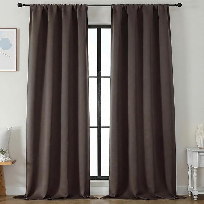 Simplebrand Blackout Extra 10ft Curtains by Simplebrand