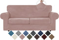 WEERRW Velvet Couch Covers for 2 Cushion Couch Sofa by WEERRW