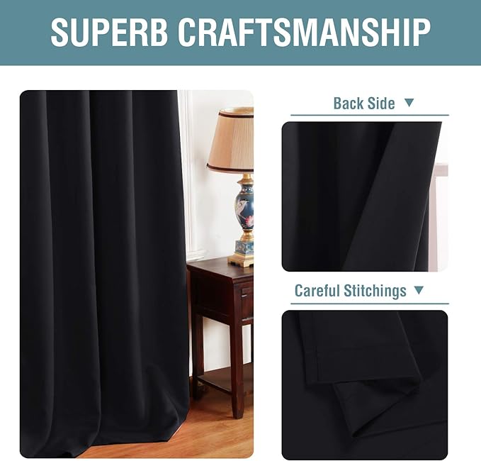 H.VERSAILTEX 100% Blackout Curtains - Image 3